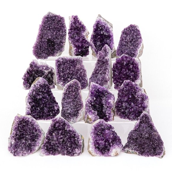 Amethyst Church Cathedral Cut Base Geode Gemstone Cluster Grade AAA Crystals
